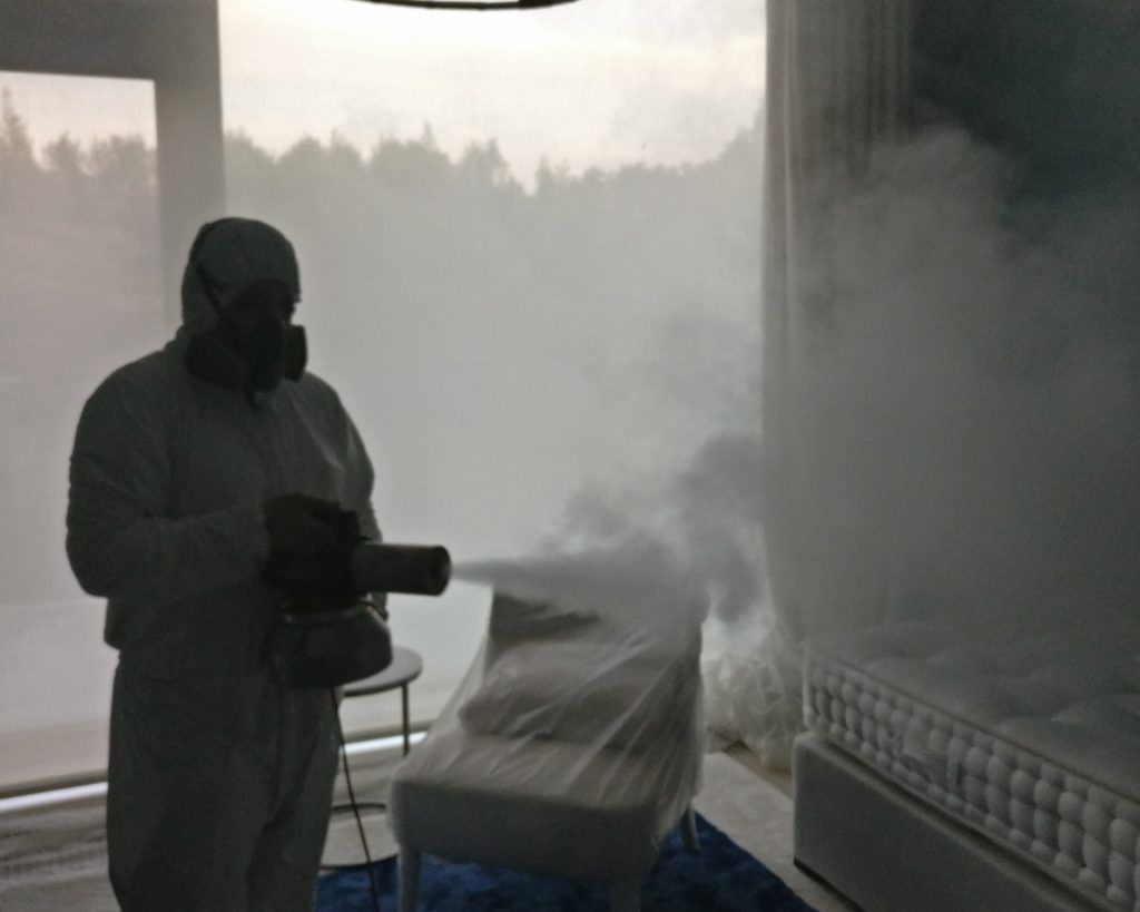 Сухой туман от запахов. Обработка сухим туманов в Ульяновске. Цены